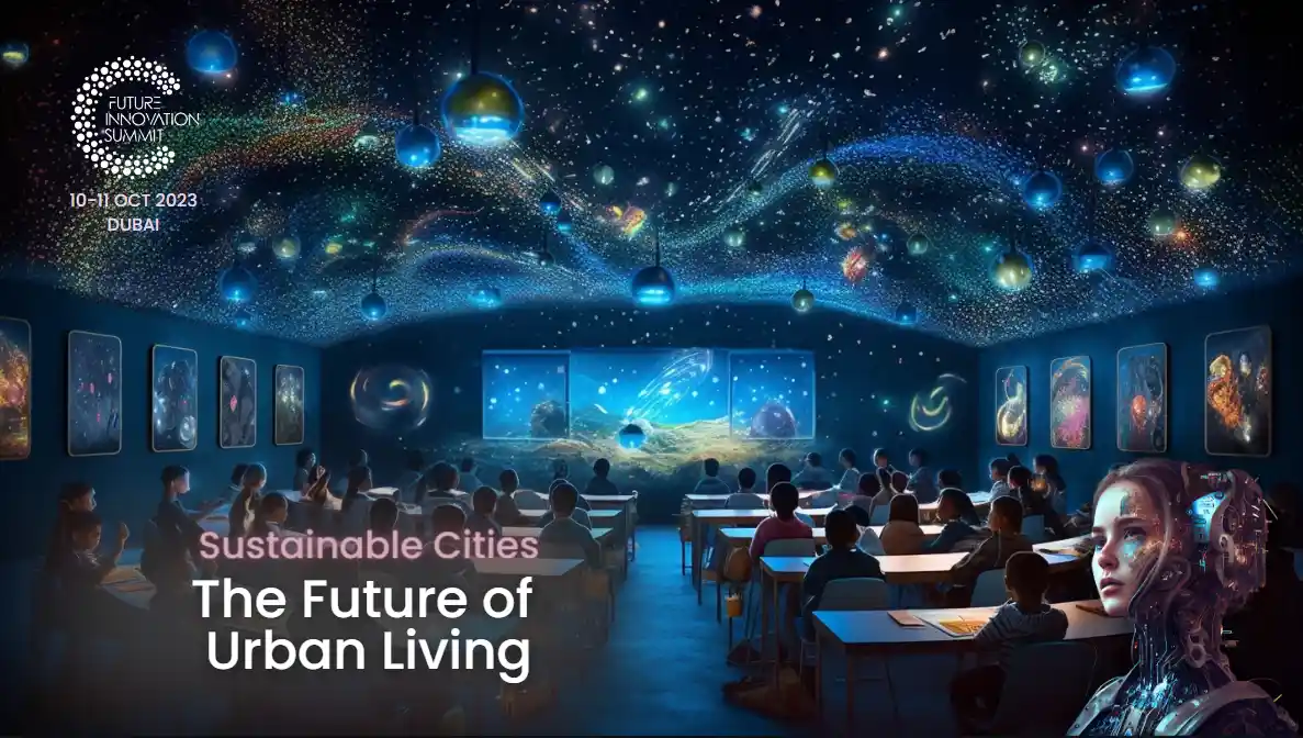 A group of diverse students using EduTech tools, each following their own personalized learning path, but connected through a digital network.